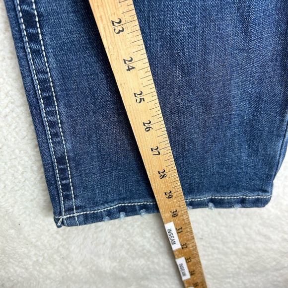 T.K. Axel Slim Boot Cut Stretch Blue Denim Jeans Mens 32x30 NEW - Picture 8 of 16